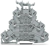 Wago 2002-3231 Dreistockklemme, Durchgangsklemme, 2,5 mm&sup2;, CAGE CLAMP&reg;, grau