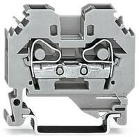 WAGO 282-101 2-Leiter-Durchgangsklemme, 6 mm&sup2;, grau