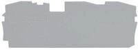 Wago 2016-1391 Abschluss- und Zwischenplatte, 1 mm dick, grau