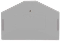 Wago Abschluss- und Zwischenplatte, 2,5 mm dick, grau (280-312)
