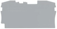 Wago 2006-1291 Abschluss- und Zwischenplatte, 57,5x32,9x1 mm, grau