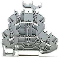 Wago 2002-2231 TOPJOB S Durchgangs-/Durchgangsklemme, L/L, 2,5 mm&sup2;, grau