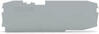 Wago 2006-1691 TOPJOB S Abschluss- und Zwischenplatte, 1 mm dick, grau (Inhalt:...