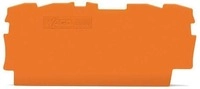 Wago 2000-1492 Abschluss- und Zwischenplatte, 4L, 0,7 mm dick, orange