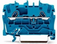 Wago 2001-1204 2-Leiter Durchgangsklemmen 1,5 mm&sup2; blau