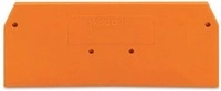 Wago 280-326 Abschluss- und Zwischenplatte, 2,5 mm dick, orange