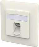 METZ CONNECT E-DAT C6A LSA++ 1 Port UP Datenanschlussdose, reinwei&szlig; ( 130E371002-I )