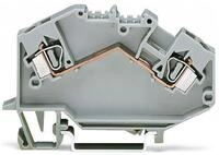 Wago 781-601 2-Leiter-Durchgangsklemme, 4 mm&sup2;, grau