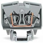WAGO 264-701 2-Leiter-Mini-Durchgangsklemme, 2,5 mm&sup2;, CAGE CLAMP, grau