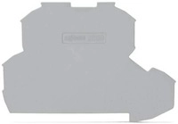 Wago Abschlussplatte, 0,7 mm dick, grau (2000-2291)