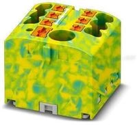 Phoenix Contact PTFIX 6/6X2,5 GNYE Verteilerblock, Grundklemme mit Einspeisung ohne