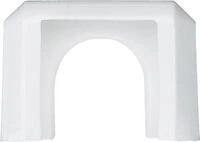 Merten 535060 Kanaleinf&uuml;hrung, System Fl&auml;che Artec, Aufputz, 15mm polarwei&szlig;