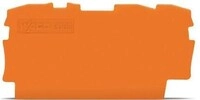 Wago 2000-1392 Abschluss- und Zwischenplatte, 3L, 0,7 mm dick, orange