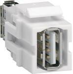 Hager VZ20US Keystone Modul, universal, USB, USB 2.0 A-Buchse auf USB 2.0 A-Buchse