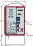 Walther Werke WAV0131R1 Anschlussverteilerschrank 44kVA mit Z&auml;hlerplatz, RCD...