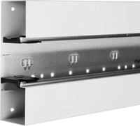 Hager BRS6521019016 Br&uuml;stungskanal-Unterteil zu BRS 68x210 mm, Oberteil 80 mm,