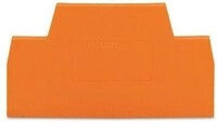 Wago 280-341 Abschluss- und Zwischenplatte, 2,5 mm dick, orange
