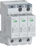 Hager SPE340 &Uuml;berspannungsableiter 3P T2 TNC Uc 275V In 20kA Imax 40kA