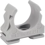 Fr&auml;nkische clipfix-UV 32 grau Klemmschellen 32 mm, (22573032), 50 Stck.