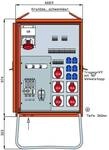 Walther Werke WV0430R1 Verteilerschrank 69kVA mit 2 RCDs Typ B und RCD Typ A,...