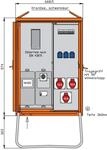 Walther Werke WAV0100BR1 Anschlussverteilerschrank 24kVA mit Z&auml;hlerplatz, RCD Typ B,