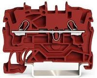 Wago 2002-1203 2-Leiter-Durchgangsklemme, 2,5 mm&sup2;, rot