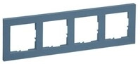 Legrand SEANO+ 4-fach Rahmen, Abmessungen: 86 x 300 mm, Petrol lackiert (765584)