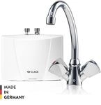 Clage M 3/SNM Durchlauferhitzer + Armatur, 3,5kW, 230V, Chrom/ Wei&szlig;