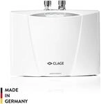 Clage MCX 7 EEK: A Kleindurchlauferhitzer elektrisch, 6,5 kW, Untertischmontage