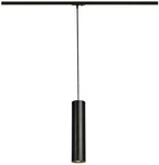 SLV ENOLA_B Pendelleuchte f&uuml;r Hochvolt-Stromschiene 1Phasen, QPAR51, schwarz,...