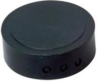 Kopp 341805007 Kunststoff Abzweigbaldachin, &Oslash; 75mm, schwarz