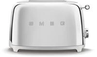 Smeg TSF01SSEU 50s Style Toaster, 950 W, 2-Schlitze, 6 R&ouml;ststufen, chrom hochglanz