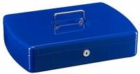 Burg W&auml;chter Office 2307 Geldkassette, Hartgeldeinsatz, Breite 330mm, Stahl, blau