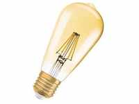 LEDVANCE Vintage Globe LED-Lampe, E27, 4 W, 380 lm, warmweiß