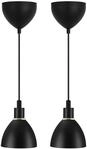 Nordlux Ray 2-Kit Pendelleuchte, E14, IP20, 2X40W, schwarz (63233003)