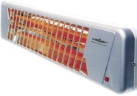 Heller QS80 Quarzstrahler 800W mit 3 Heizstufen, Silber-Wei&szlig; (3836613)