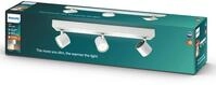 Philips Star Warm strahlende LED Dreier-Spotleuchte, 13,5W, 1500lm, 2700K, wei&szlig;