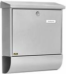 Burg W&auml;chter Set Vario 86720 Si Stahlblech-Briefkastenset, Zeitungsfach,