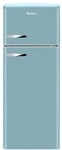 Amica KGC 15632 T Retro-K&uuml;hl-Gefrierkombination, 55 cm breit, 144 cm hoch, 206 L,