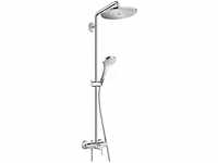 Hansgrohe Croma Showerpipe 280 Duschsystem, 1jet, Einhebelmischer, Select S, chrom