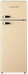 Wolkenstein GK212.4RT SC Stand Retro K&uuml;hl-Gefrierkombination, 54,5 cm breit, 211 L,