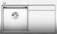 Blanco Divon II 45 S-IF Edelstahlsp&uuml;le mit Ablauffernbedienung, Becken links,