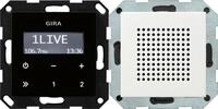 Gira 228003 Unterputz-Radio RDS mit einem Lautsprecher Bedienaufsatz in