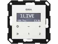 Gira 228403 Unterputz Radio RDS, System 55, reinweiß glänzend