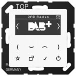 Jung DABAWW Smart Radio DAB+, alpinwei&szlig;