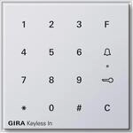 Gira 260566 Keyless In Codetastatur, TX_44, reinwei&szlig; gl&auml;nzend