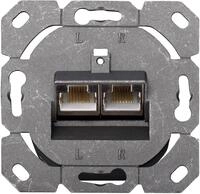 Assmann DN-9005-N DIGITUS CAT 6 Datendose, 2x RJ45 8(8), Unterputz,