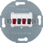 Berker 457309 Stereo-Lautsprecher-Anschlussdose Modul-Eins&auml;tze, Serie