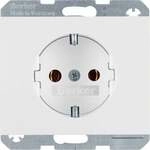 Berker 47157009 Steckdose Schuko, K.1, polarwei&szlig; gl&auml;nzend