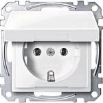 Merten MEG2311-0319 SCHUKO Steckdose, System M Zentraleins&auml;tze, Klappdeckel,